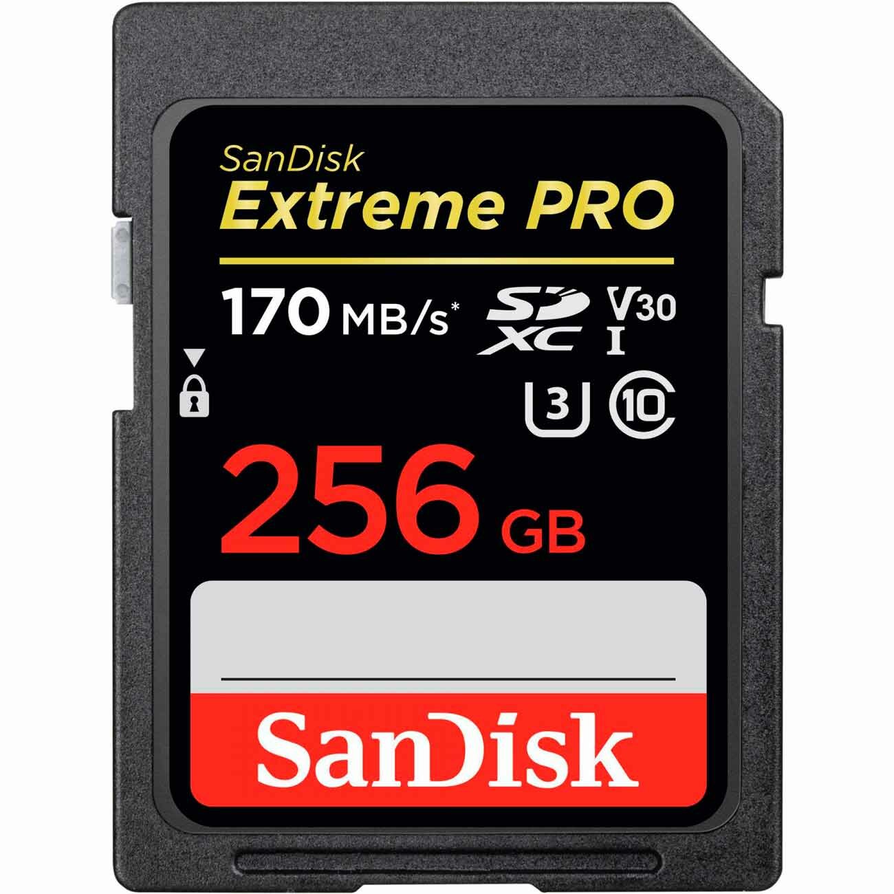 Карта памяти SDXC SanDisk 256GB Extreme Pro UHS-I U3 V30
