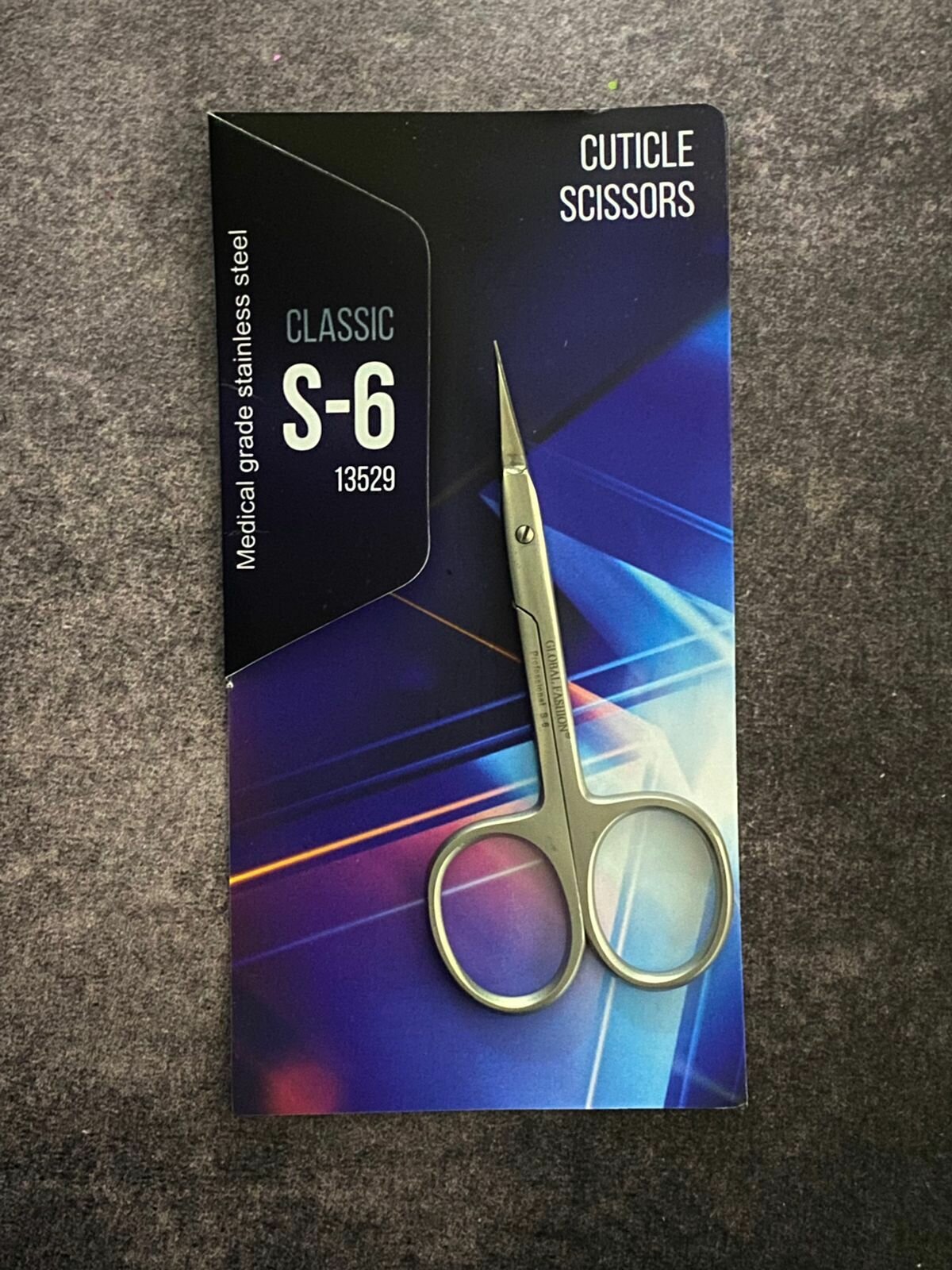 фото Global Fashion S6 ножницы для кожи изогнутые