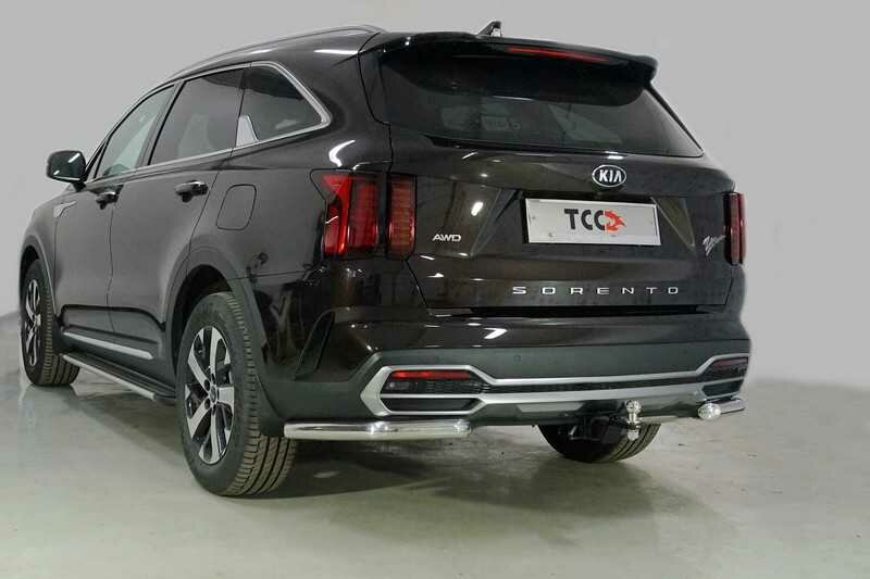 Защита задняя (уголки 603 мм) TCC KIASOR20-26 Kia Sorento 2020-