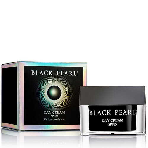 Жемчужный увлажняющий крем для сухой и очень сухой кожи Black Pearl SPF 25 Moisturizing Day Cream 50 мл