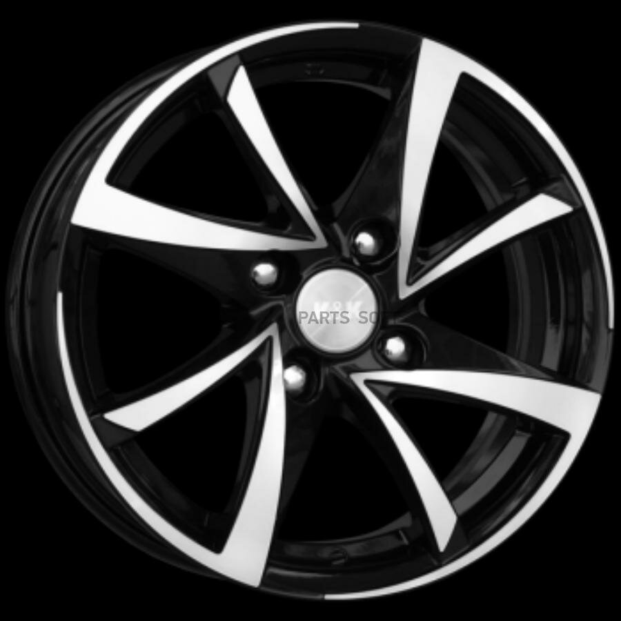 КИК 7715 КиК Игуана R15x6.5 4x100 ET35 CB67.1 Almaz_black