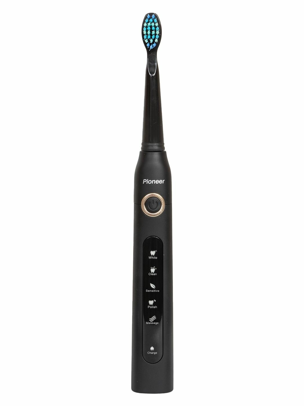 Электрическая зубная щетка Pioneer с водонепроницаемым корпусом IPX7, 5 сменных насадок, USB кабель, 5 режимов - фотография № 7