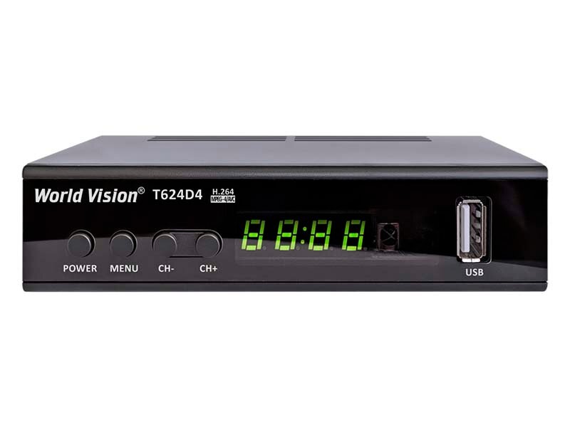 TV-тюнер World Vision T624 D4 черный