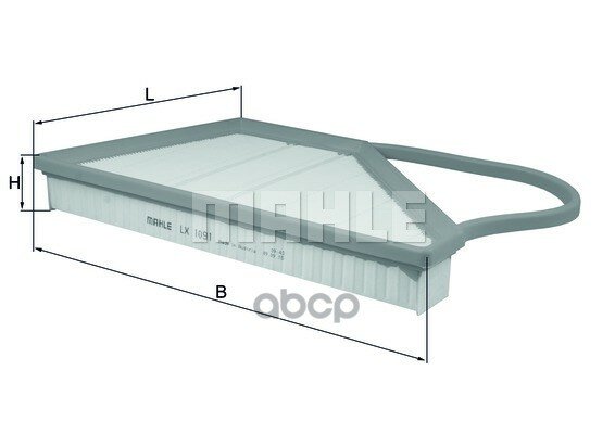 Фильтр Воздушный, Левый Mahle/Knecht арт. LX1091