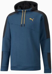 Худи PUMA TRAIN ACTIVATE HOODIE 52012665 мужская, цвет синий, размер XL