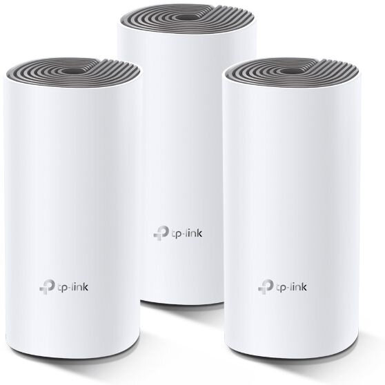 Wi-Fi бесшовный Mesh роутер TP-Link DECO E4(3-PACK) 802.11ac Wi-Fi 5 белый