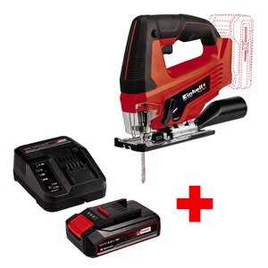 Лобзик аккумуляторный Einhell PXC TC-JS 18 Li - Solo, аккумулятор 2.5Ач+з\у 4321209SET