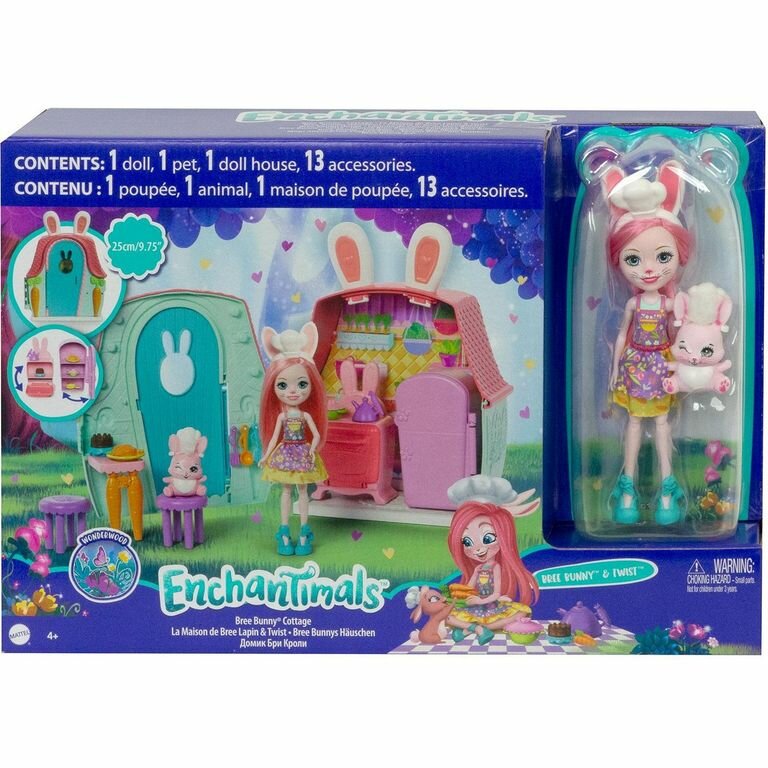 Enchantimals Набор игровой домик Бри Кроли, GYN60