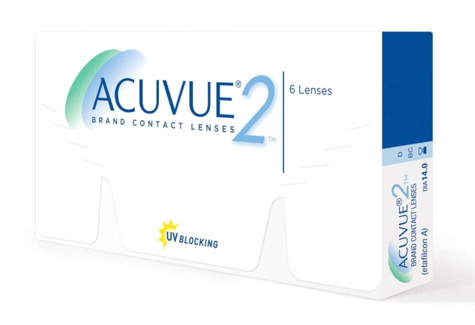 ACUVUE Контактные линзы Acuvue 2 (6 шт.) 8.7 +2,50