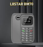Мобильный телефон L8STAR Мини телефон MB70 с двумя сим картами, серый - изображение
