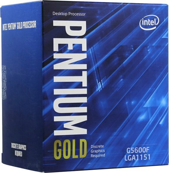Процессор Intel Original Pentium Gold G5600f Soc-1151v2 (bx80684g5600f S Rf7y) BOX .