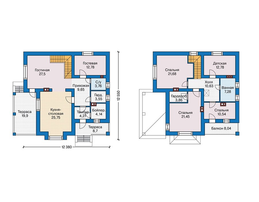 Проект дома Plans-43-12 (181 кв.м, кирпич) - фотография № 3