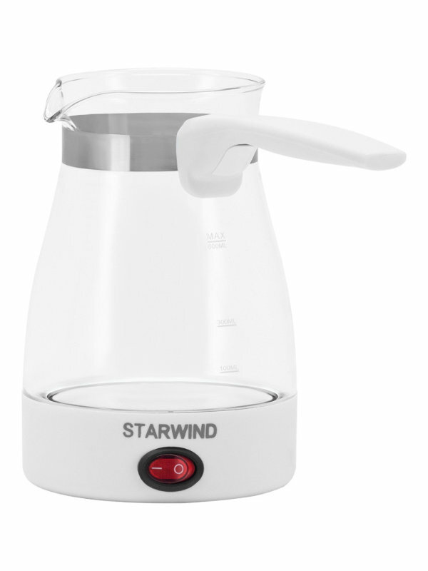 Кофеварка-электрическая турка Starwind STG6050 600 Вт белый