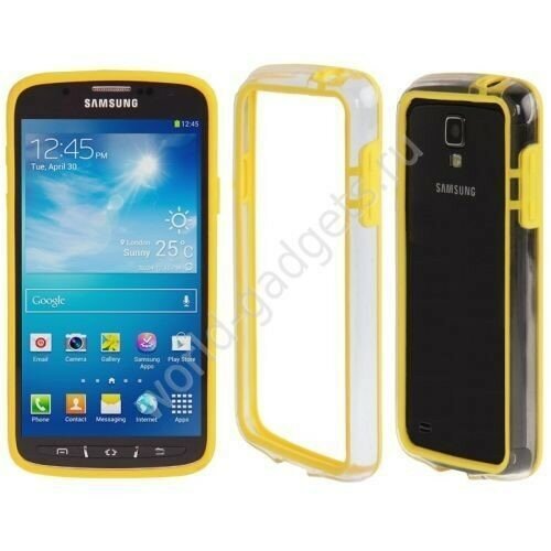 Бампер для Samsung Galaxy S IV Active / i9295 (желтый)