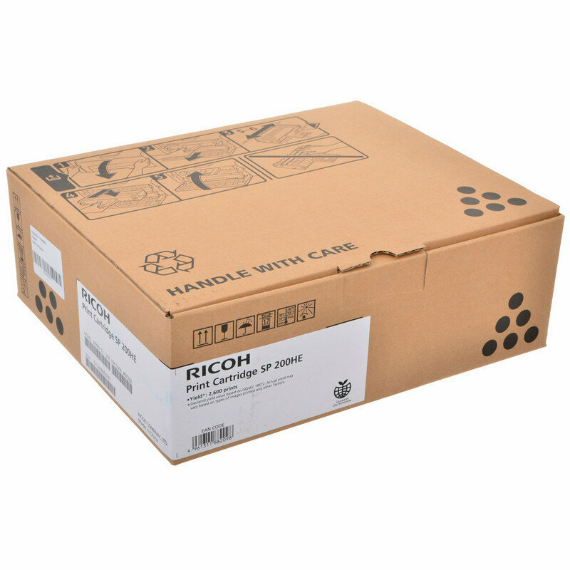 Картридж лазерный RICOH (SP200HE) SP 210/SP 212w, оригинальный, ресурс 2600 стр.