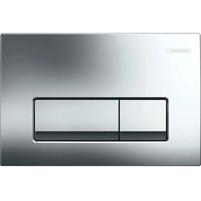 фото Клавиша смыва Geberit Delta 50 115.119.21.1 Глянцевый хром
