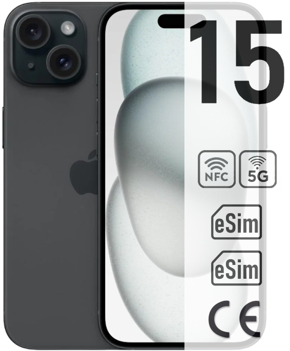 Apple iPhone 15 128Gb Dual eSIM Black