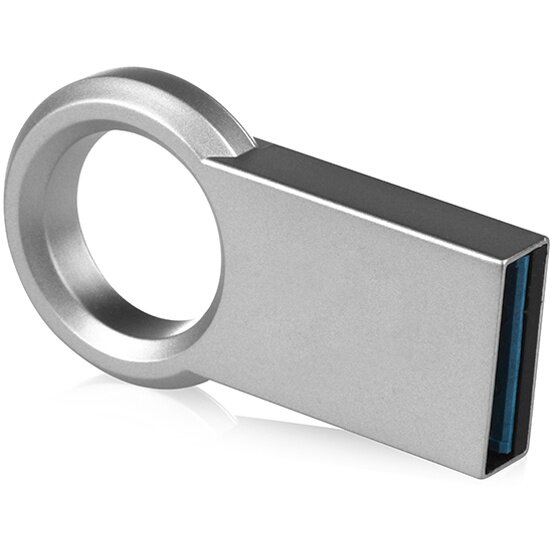 Флешка 128Gb QUMO Ring Metal USB 3.0 (QM128GUD3-Ring)