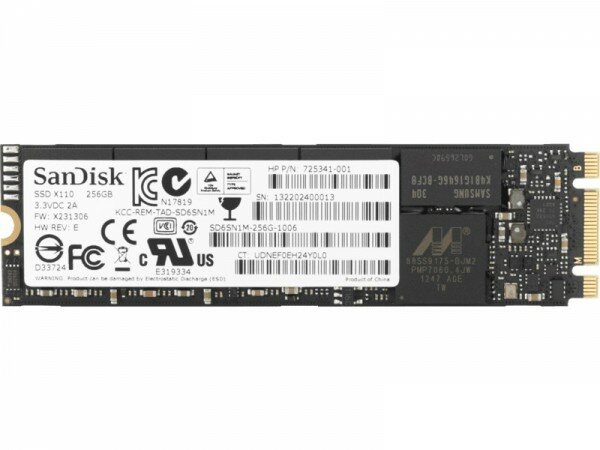   HP (1CA51AA) Turbo Drive Gen2 256Gb m.2 SSD 1CA51AA