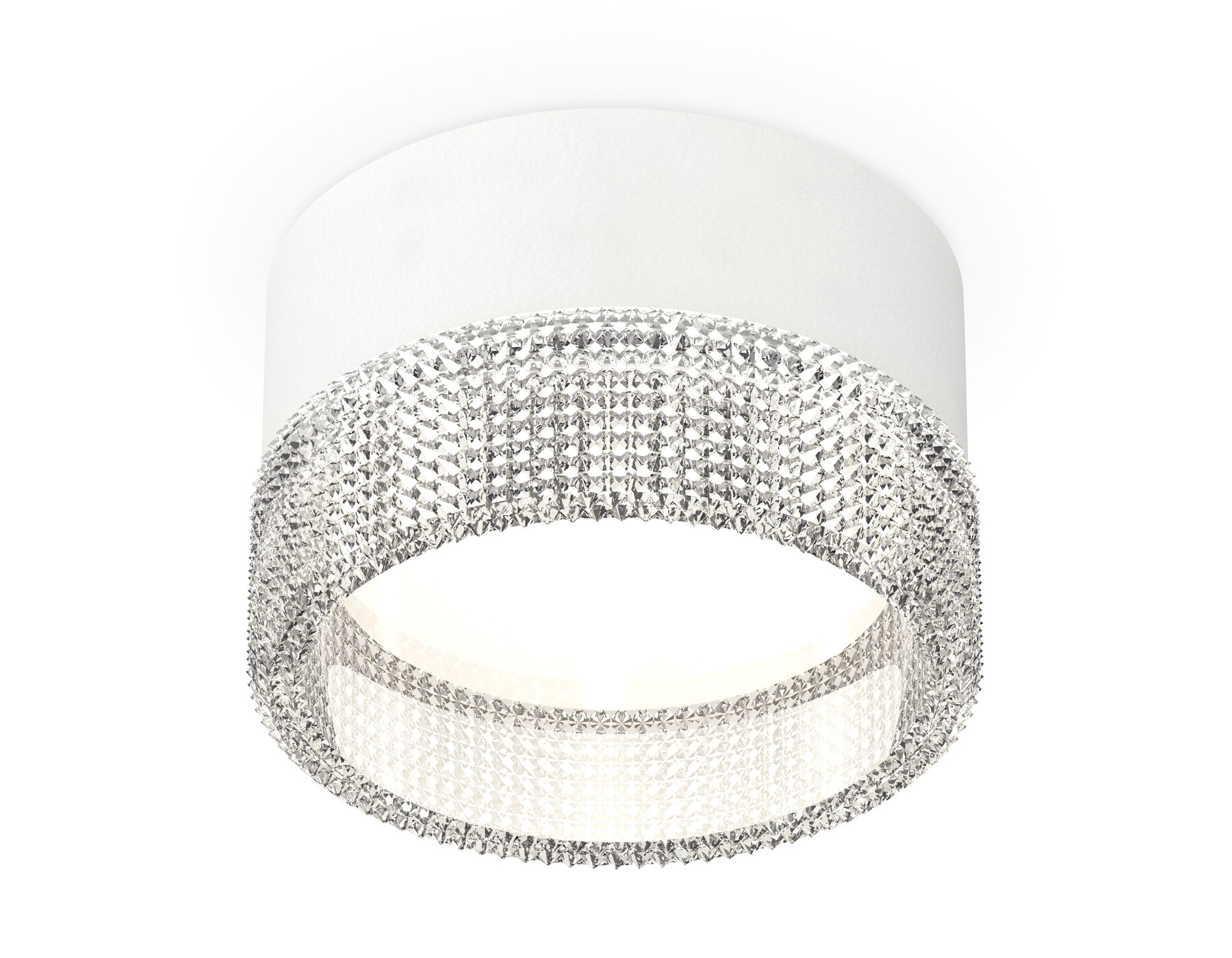 фото Комплект накладного светильника с композитным хрусталем