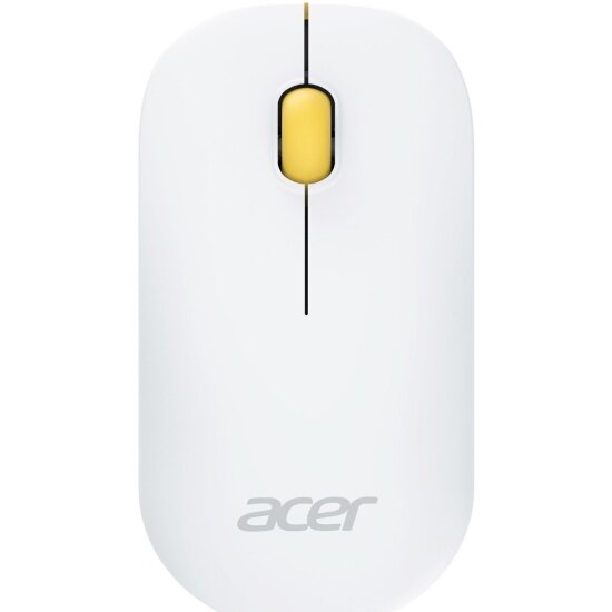 Мышь Acer OMR200 оптическая беспроводная USB желтый [zl. mceee.020]