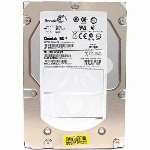 Жесткий диск Seagate Cheetah 15K.7 ST3300657SS