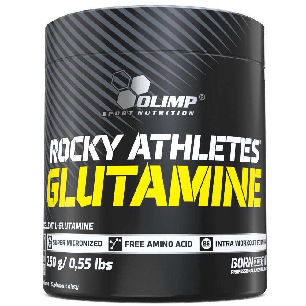 Rocky Athletes Glutamine, 250 г, Unflavored / Без вкусовых добавок