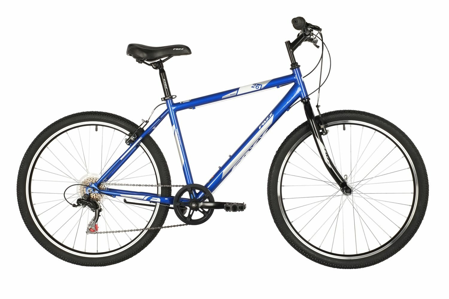 Горный (MTB) велосипед Foxx Mango 26 (2021) рама 18" Синий