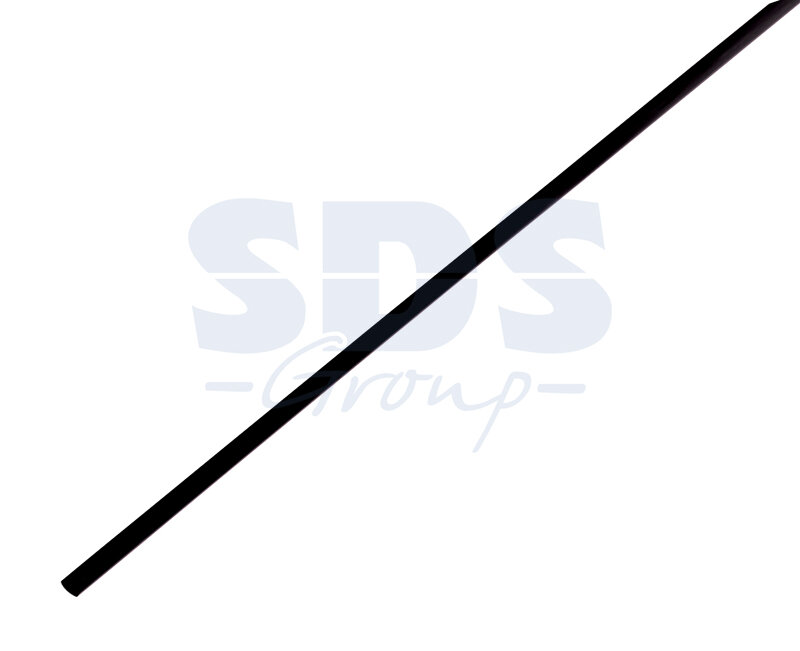 Термоусаживаемая трубка REXANT 12,0/6,0 мм, черная (бухта 100 м) Артикул 49-1206