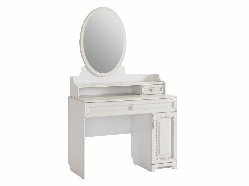 Туалетный столик МебельСон Белла Белый / Джелато софт