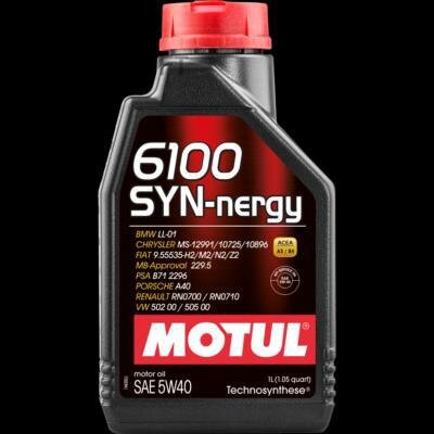 MOTUL 107975 5W-40 1L 6100 SYNERGIE+ масло моторное полусинтетическое