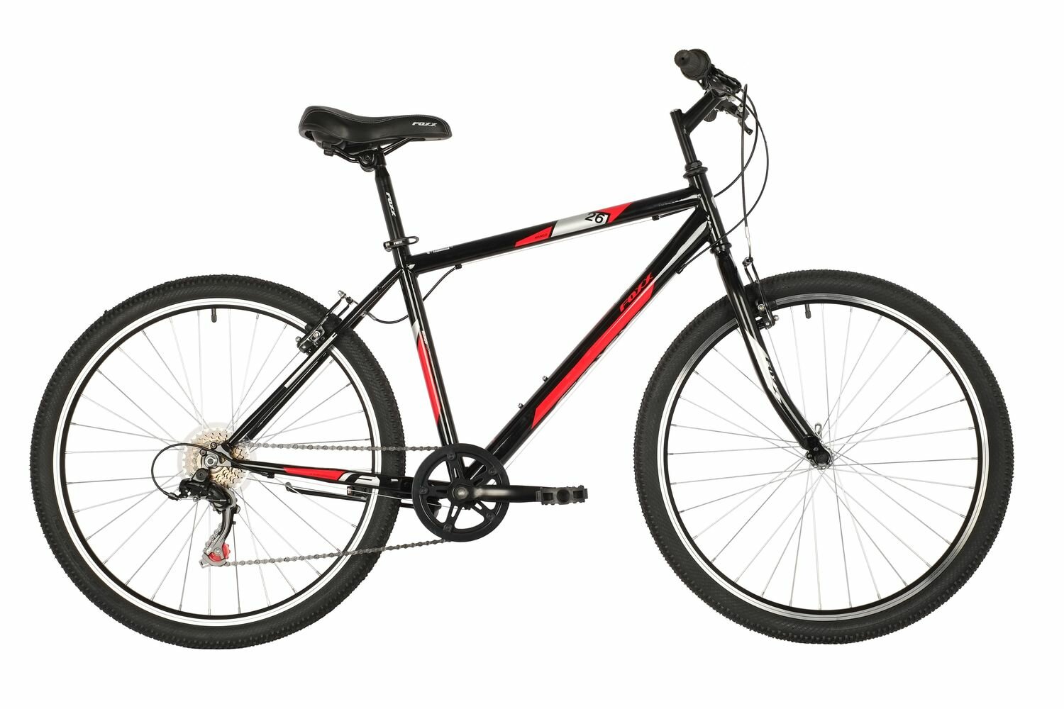 Горный (MTB) велосипед Foxx Mango 26 (2021) рама 16" Черный