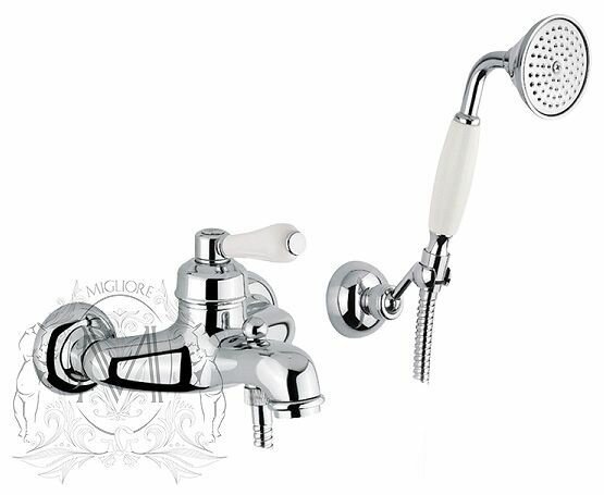 Смеситель Migliore Ermitage ML.ERM-7002.BI.CR для ванны с душем