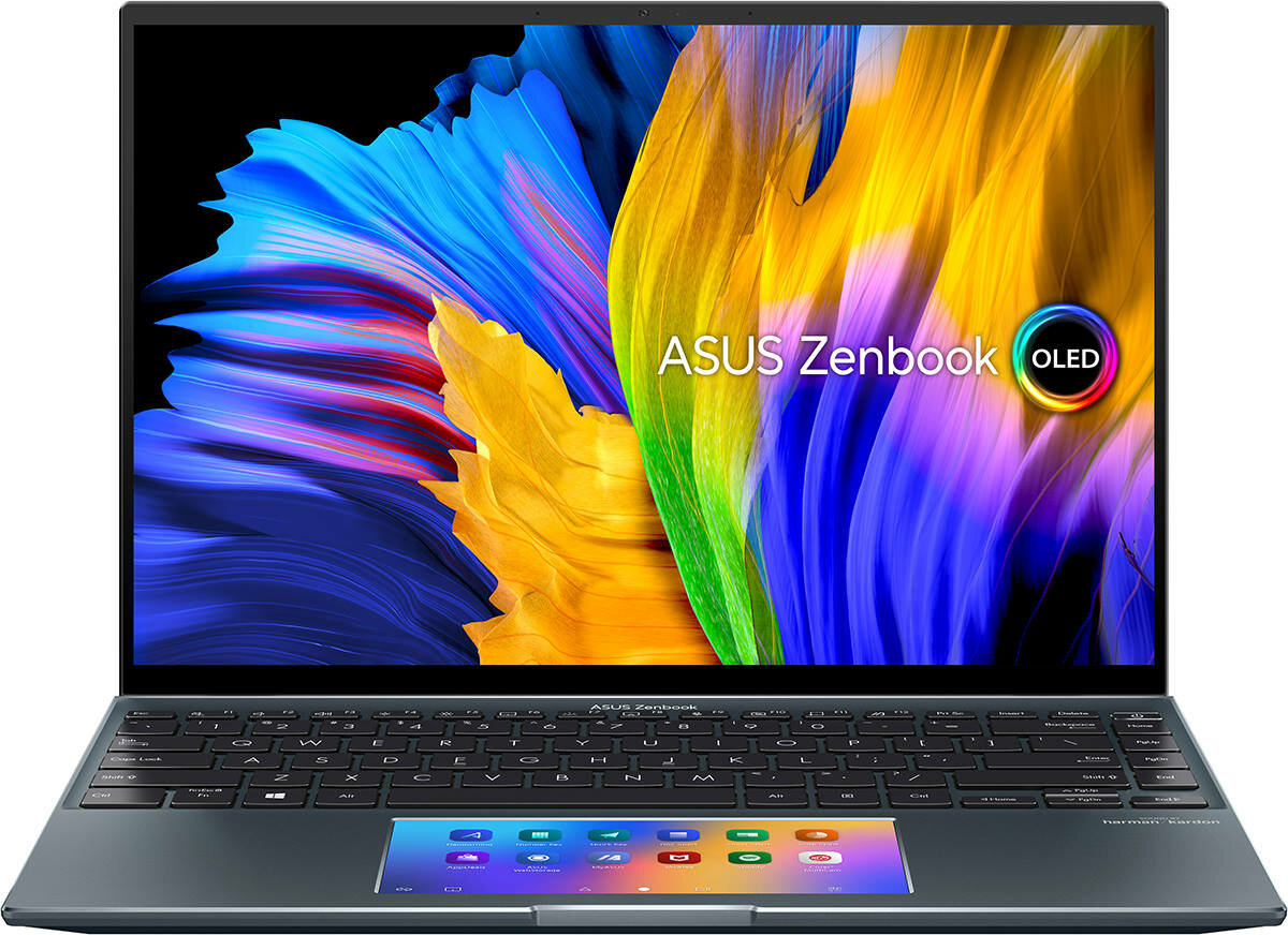 Ноутбук Asus Zenbook 14X UX5400EG-KN185T 90NB0T83-M001L0 14"(2880x1800) Intel Core i5 1165G7(2.8Ghz)/16GB SSD 512GB/nVidia GeForce MX450 2GB/Windows 10 Home