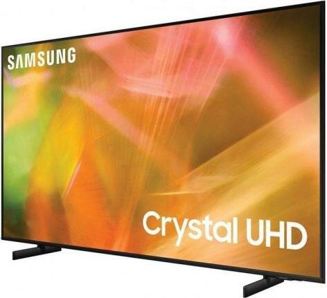 85" Телевизор Samsung UE85AU8000UX 2021 LED, HDR RU, черный