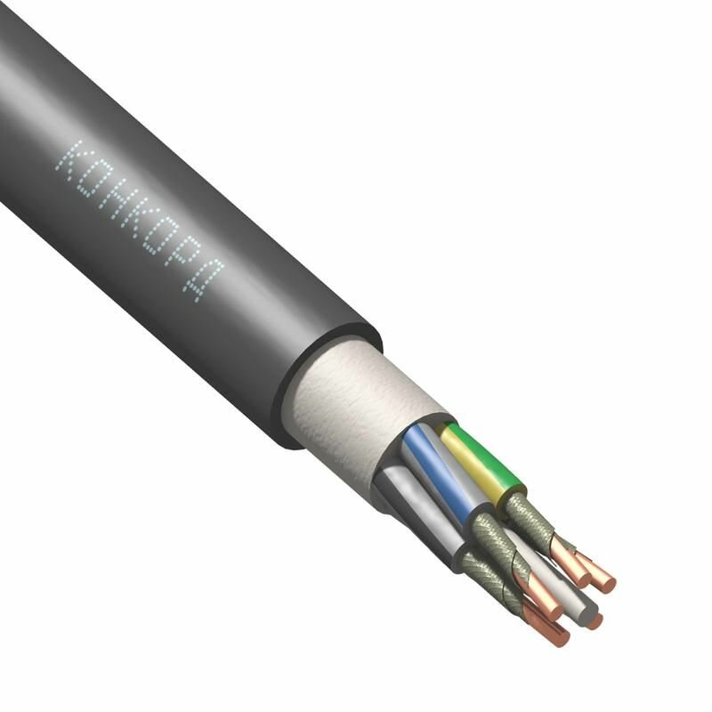 фото Кабель ППГнг(А)-FRHF 5х10 ОК (N PE) 1кВ (м) Конкорд 6126