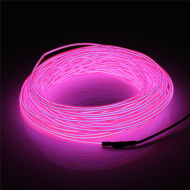 Шнур электролюминесцентный EL-Wire-2 3.2mm Pink (подключение строго через инвертор) электротовар