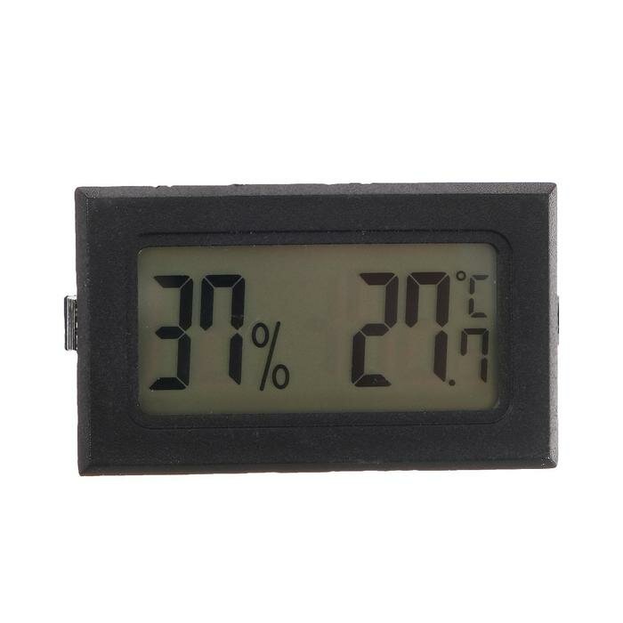 Термометр, гигрометр цифровой, ЖК-экран - фотография № 2