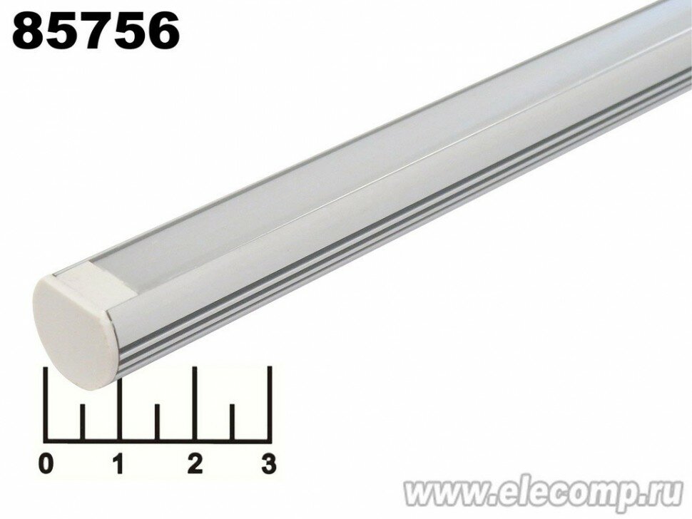 фото Профиль для светодиодной ленты с рассеивателем круглый SP271 2м