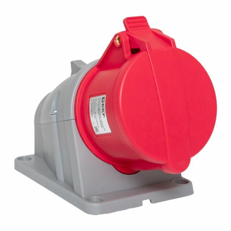 фото Розетка стационарная наружная 124 3Р+РЕ 32А 380В IP44 PROxima EKF ps-124-32-380-PRO