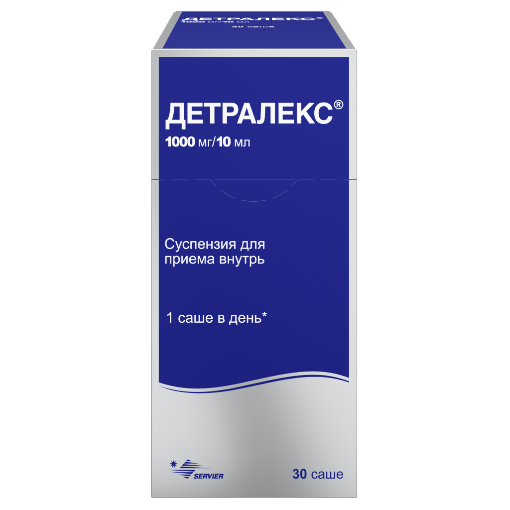 Детралекс, суспензия для приема внутрь 1000 мг/10 мл 10 мл 30 шт