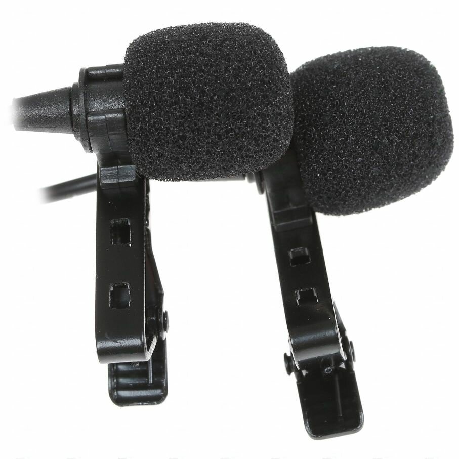 Микрофонный комплект Maono AU-200 черный проводной петличный -30 дБ от 50 Гц до 18000 Гц кабель - 600 см jack 3.5 мм jack 6.3 мм