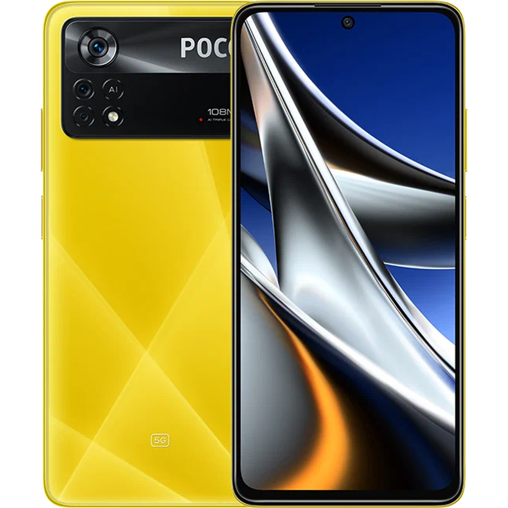 Смартфон Poco X4 Pro 5G 6/128GB RU Yellow