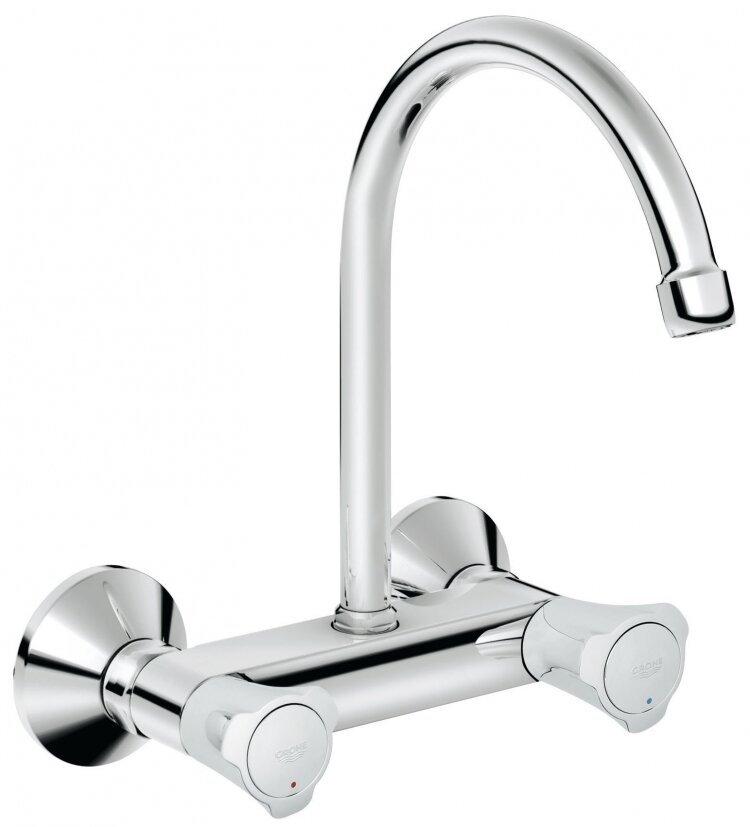 Смеситель для кухонной мойки Grohe Costa L, настенный с высоким изливом 31191001