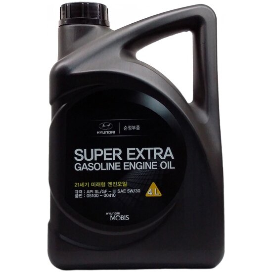 Моторное масло MOBIS Super Extra Gasoline 5W-30 4 л