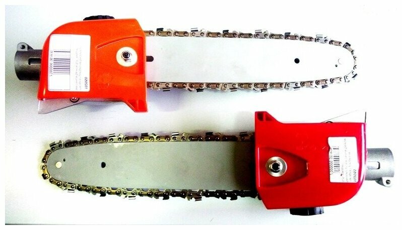 фото Насадка-сучкорез на бензокосу с масляным бачком Ф26 квадрат