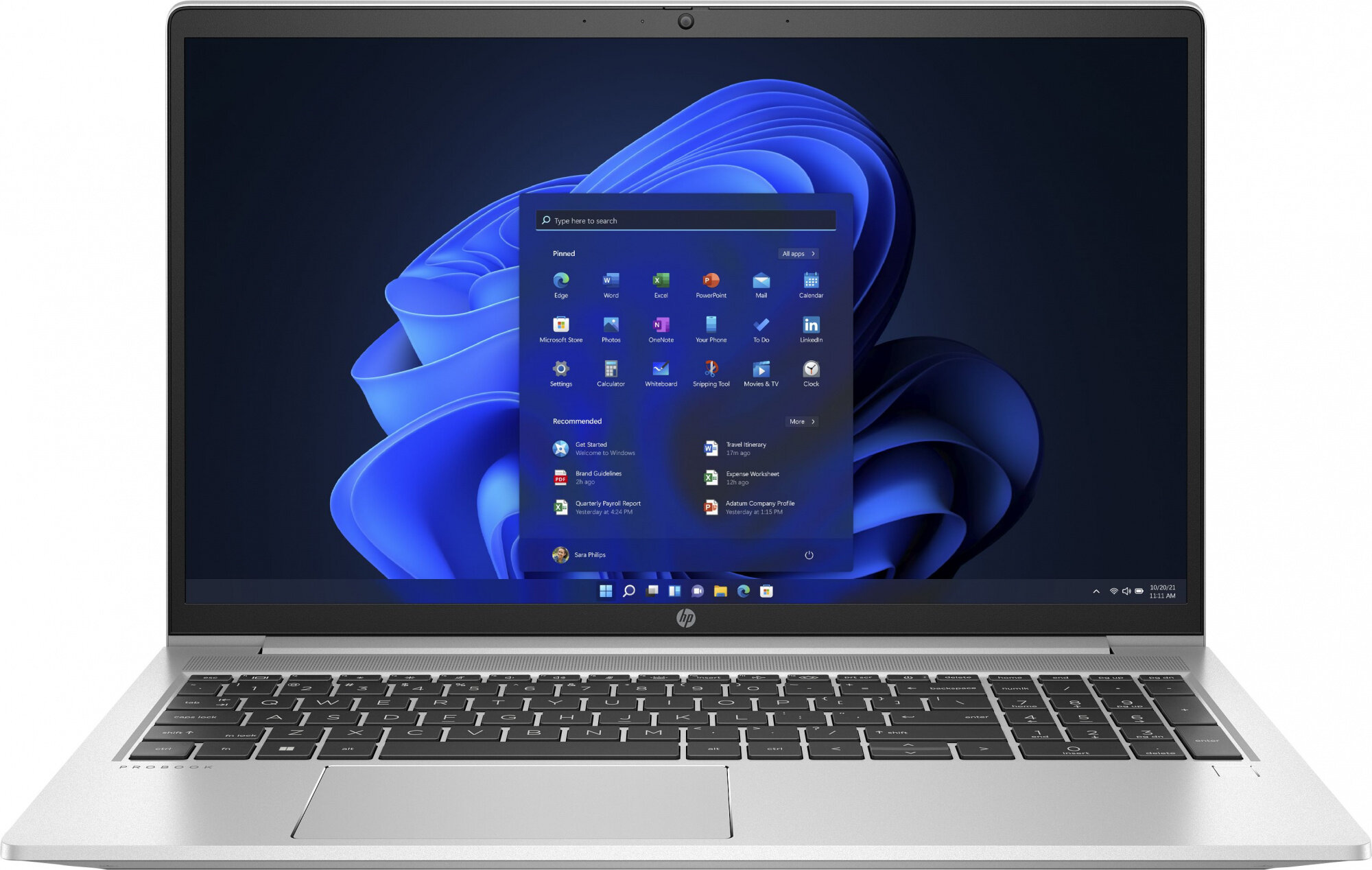 Ноутбук HP ProBook 450 G8, 15.6", IPS, Intel Core i5 1145G7 2.6ГГц, 8ГБ, 256ГБ SSD, Intel Iris X