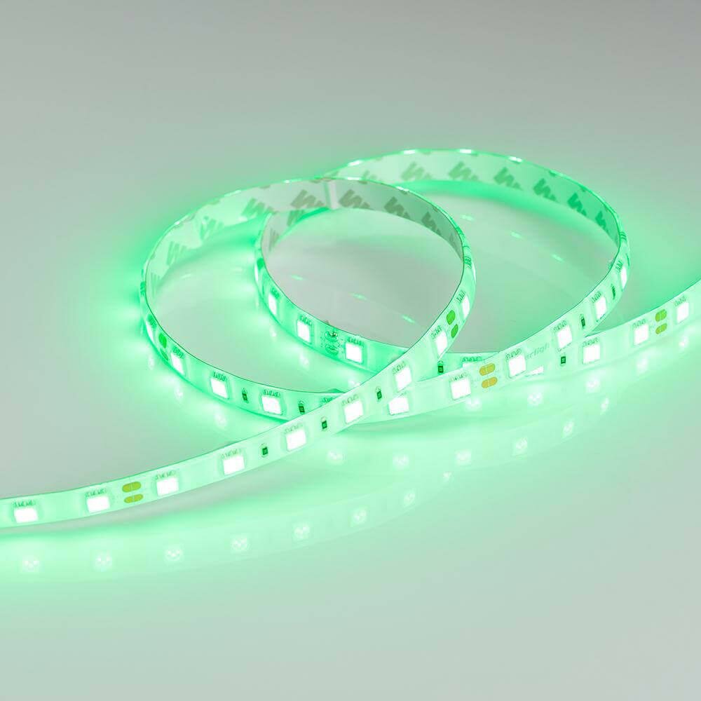 RTW 2-5000SE 016505 Светодиодная лента 24В Green 2x (5060, IP65, 300 LED, LUX, 5 м) Arlight - фото №3