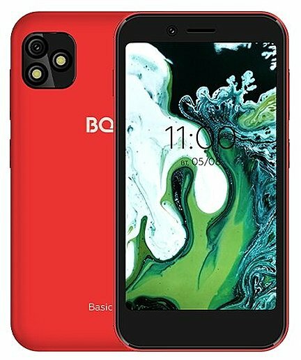 Смартфон BQ 5060L Basic 1/8 Gb Maroon Red