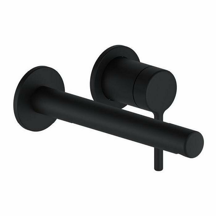 Черный смеситель для раковины Excellent Pi настенный, Польша